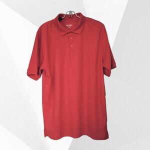 Blu Rock Men's Short Sleeve Polo Shirt in Red Size XL